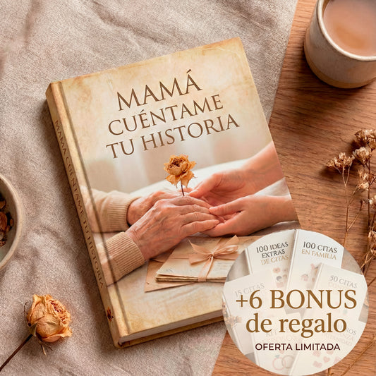 Cuéntame tu Historia | El Libro para Guardar los Recuerdos de Mamá, Papá y los Abuelos
